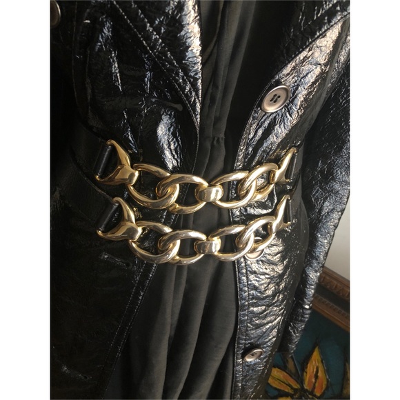 Vintage Accessories - Vintage Gold & Navy-Chain-Belt